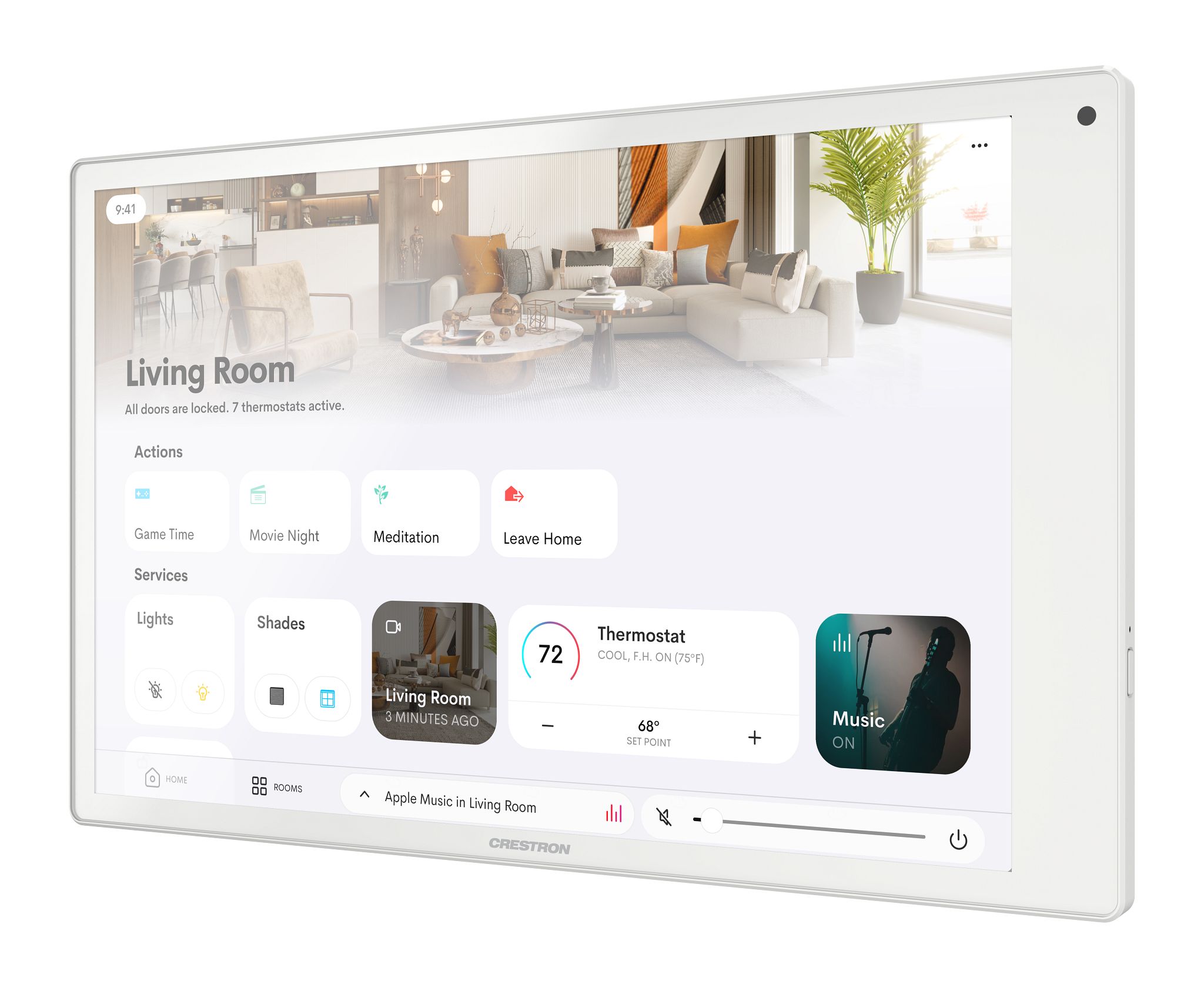 TSW-1080R-W Crestron Home® OS-Version