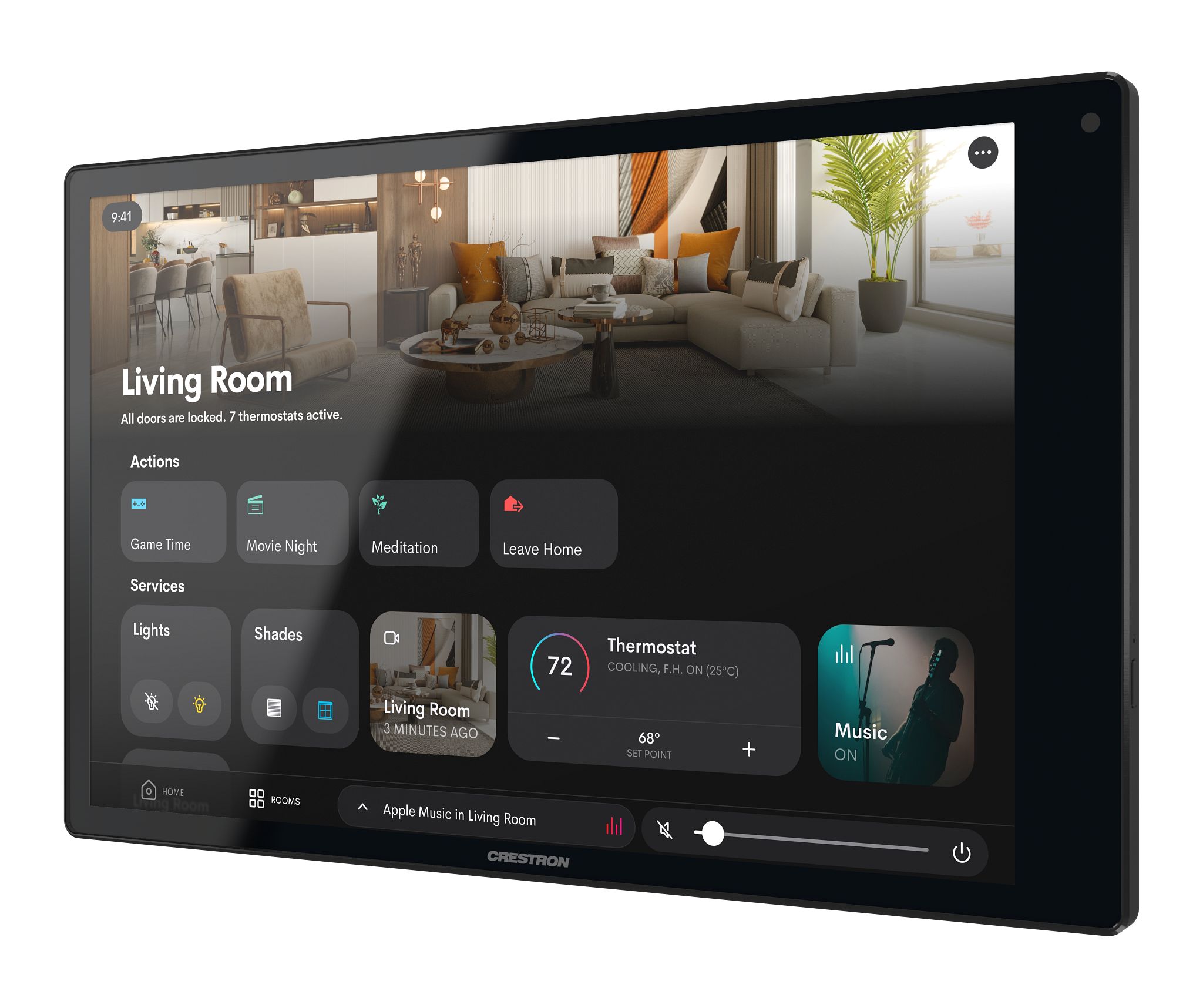 TSW-1080R-B Crestron Home® OS-Version
