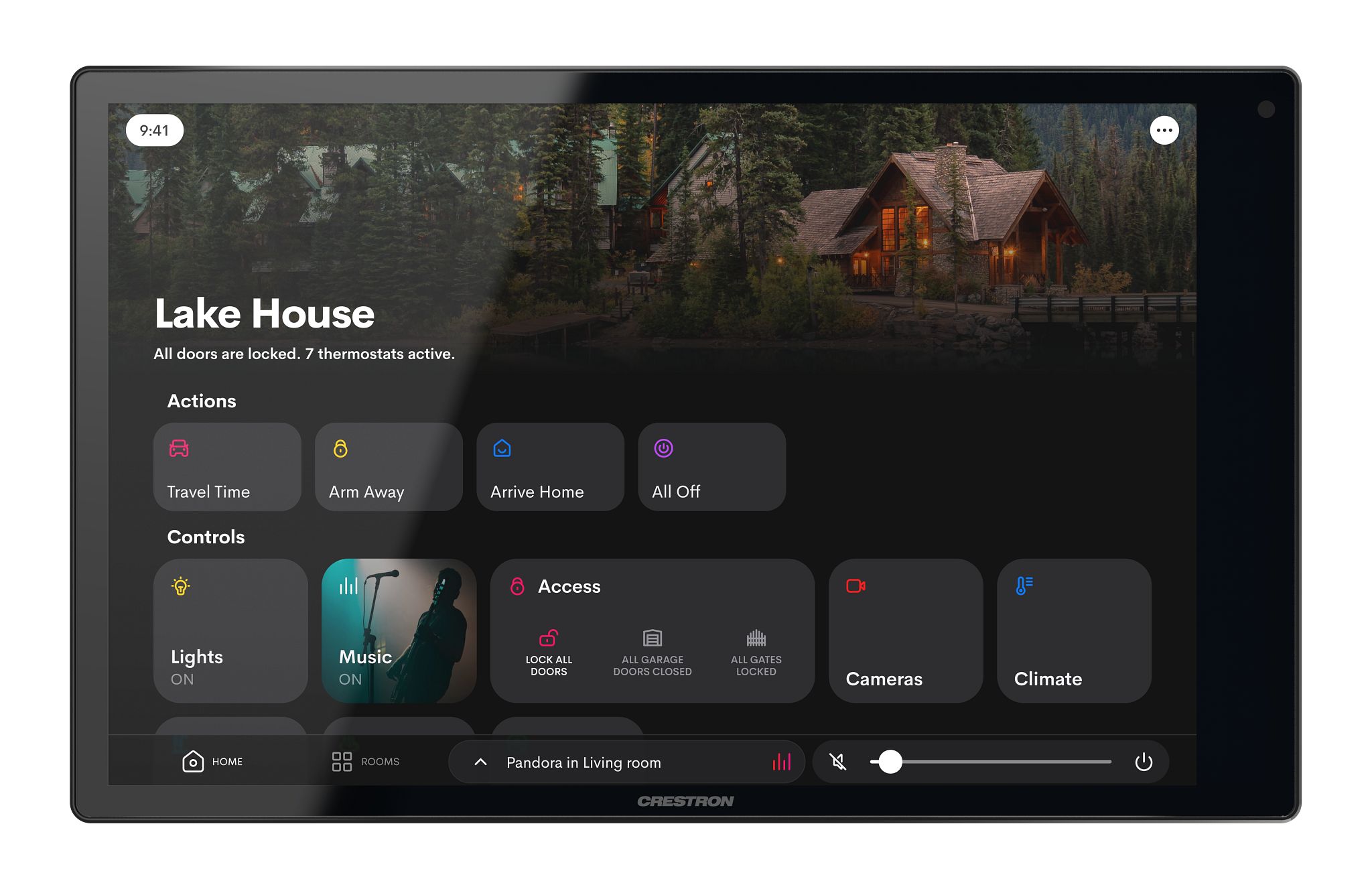 TSW-1080R-B Crestron Home® OS-Version